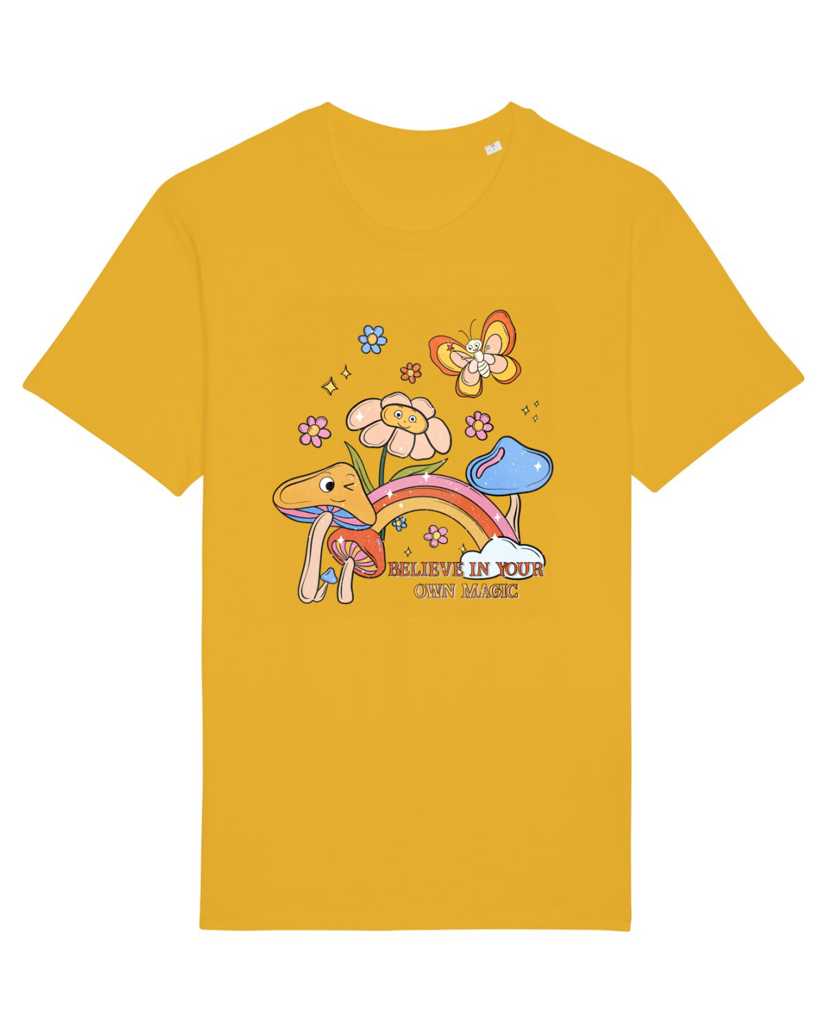 Tricou mânecă scurtă Unisex Rocker Spectra Yellow