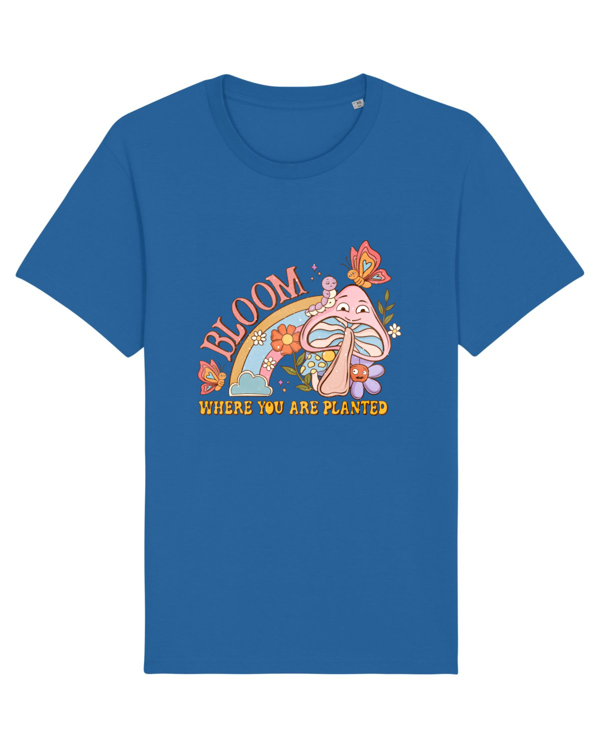 Tricou mânecă scurtă Unisex Rocker Royal Blue