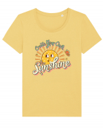 Create Your Own Sunshine Tricou mânecă scurtă guler larg fitted Damă Expresser