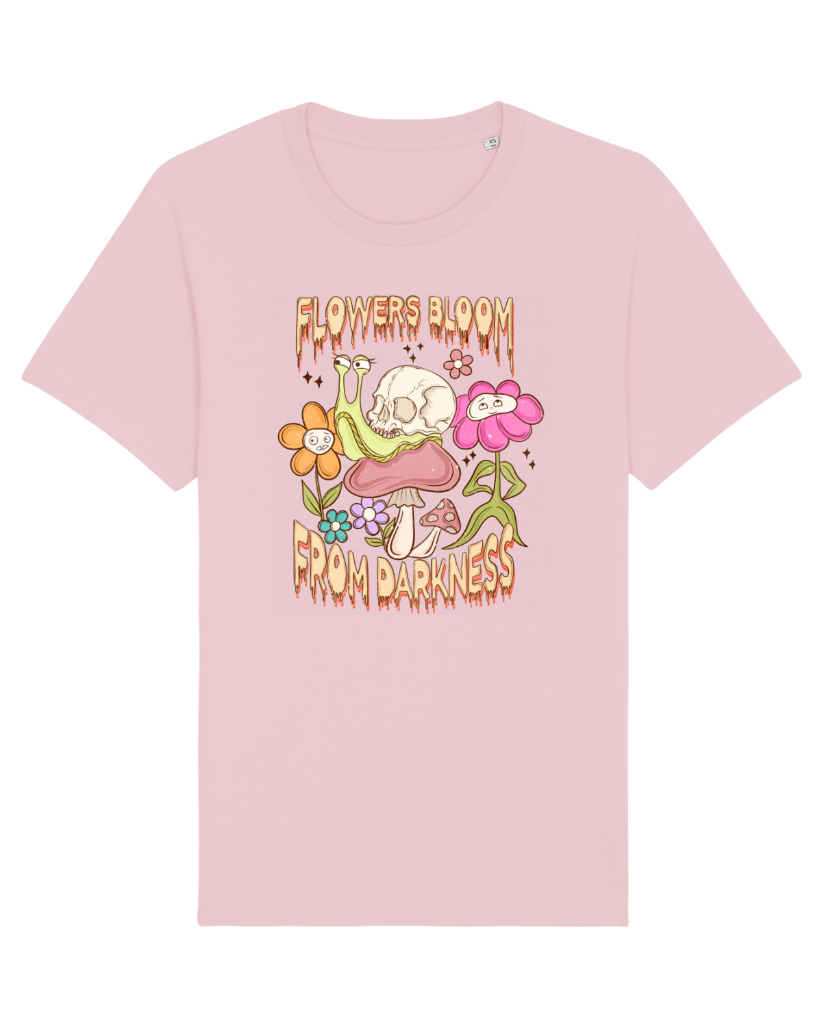 Tricou mânecă scurtă Unisex Rocker Cotton Pink