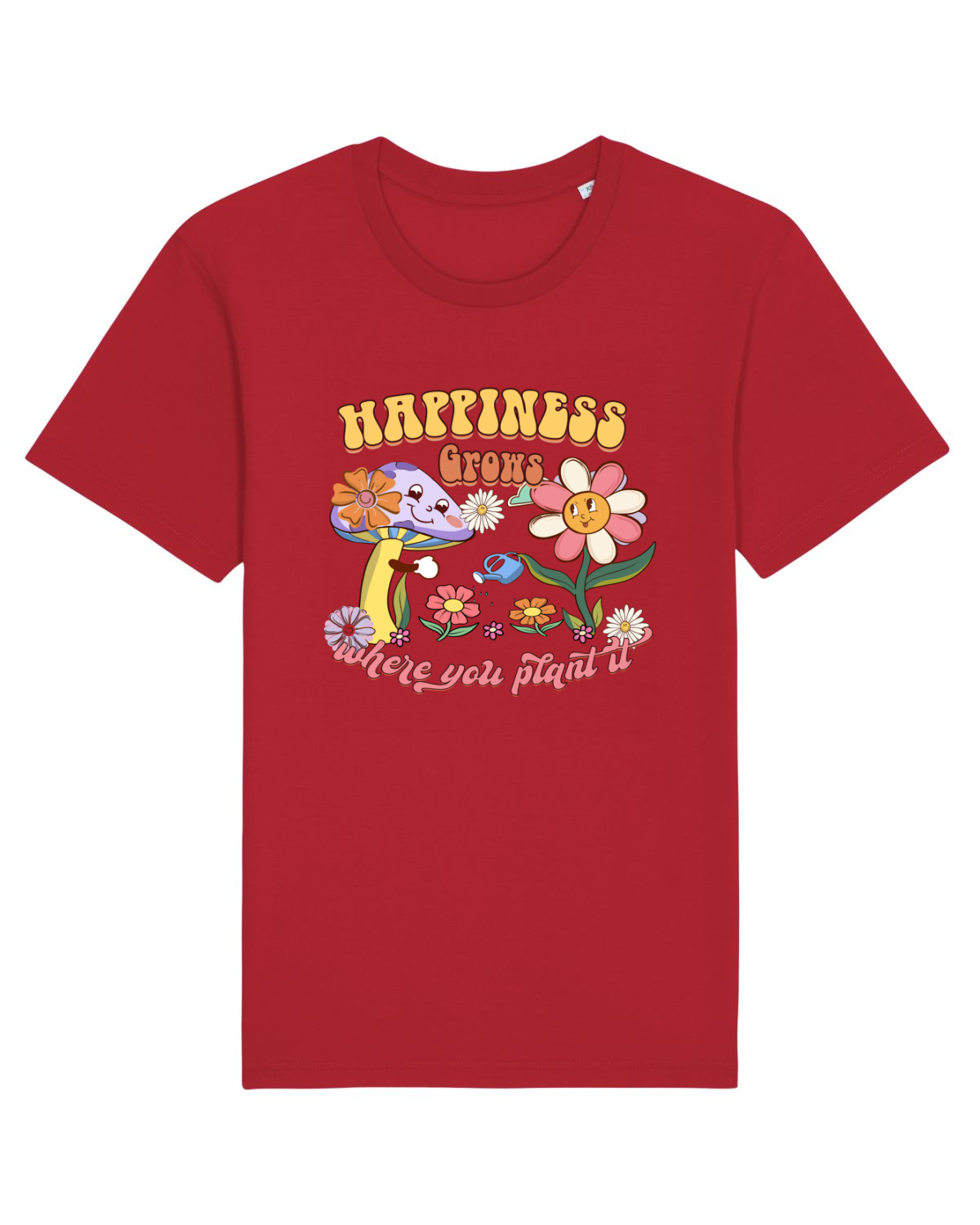 Tricou mânecă scurtă Unisex Rocker Red