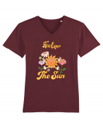 Here Comes The Sun Tricou mânecă scurtă guler V Bărbat Presenter