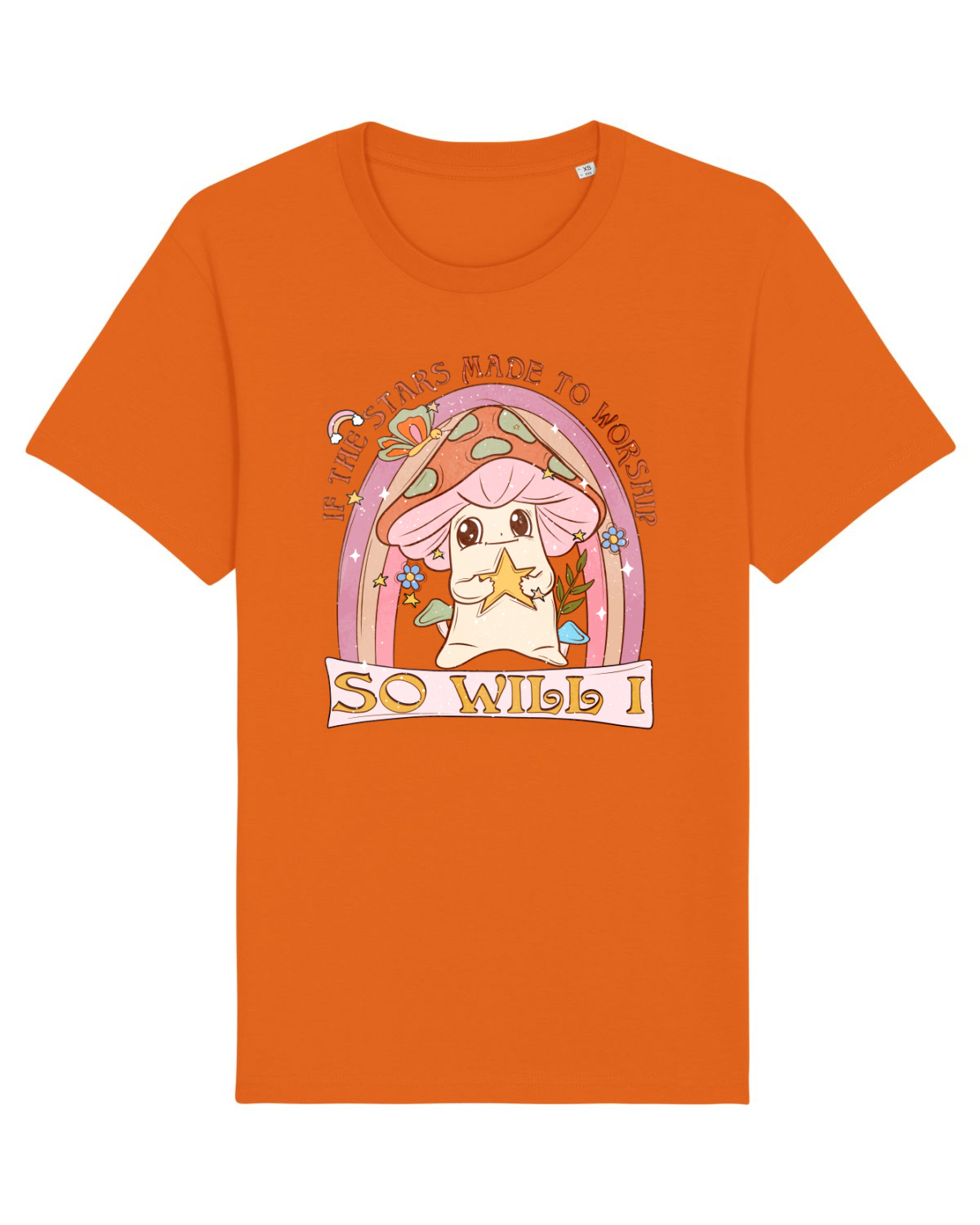 Tricou mânecă scurtă Unisex Rocker Bright Orange