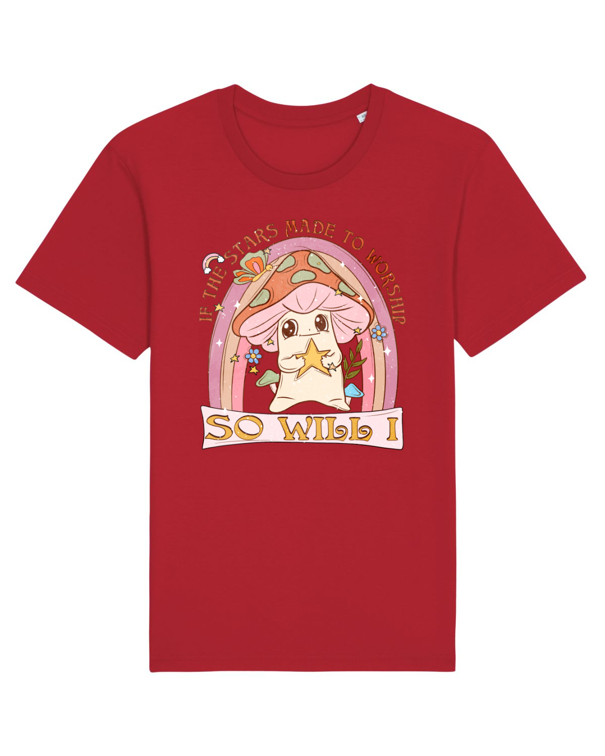 Tricou mânecă scurtă Unisex Rocker Red