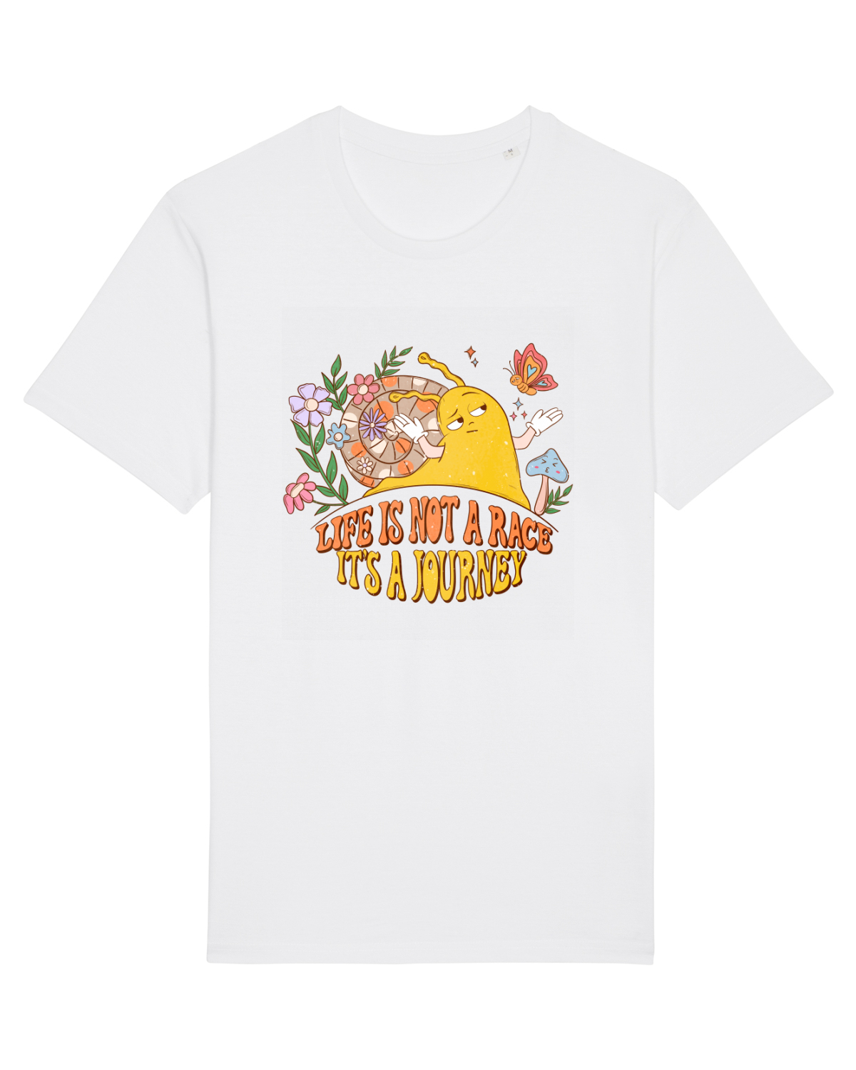 Tricou mânecă scurtă Unisex Rocker White