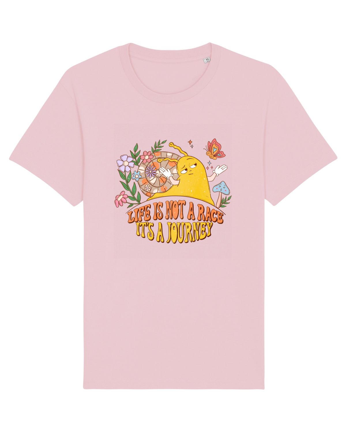 Tricou mânecă scurtă Unisex Rocker Cotton Pink