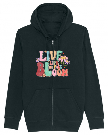 Live Life In Full Bloom Black