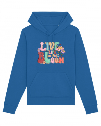 Live Life In Full Bloom Royal Blue