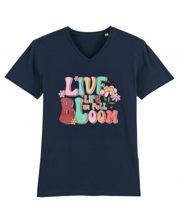 Live Life In Full Bloom French Navy