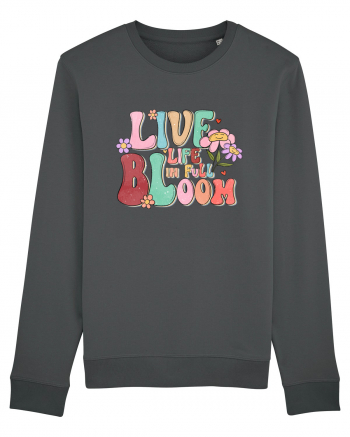 Live Life In Full Bloom Anthracite