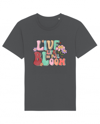 Live Life In Full Bloom Anthracite