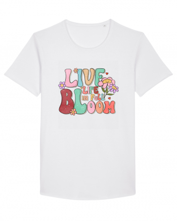 Live Life In Full Bloom White