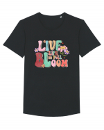 Live Life In Full Bloom Tricou mânecă scurtă guler larg Bărbat Skater