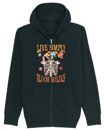 Live Simply Bloom Wildly Black