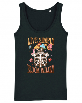 Live Simply Bloom Wildly Black