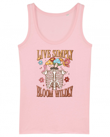 Live Simply Bloom Wildly Cotton Pink