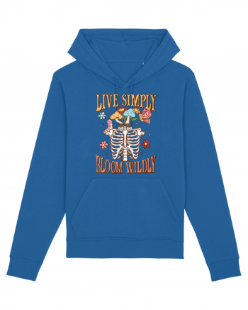 Live Simply Bloom Wildly Royal Blue