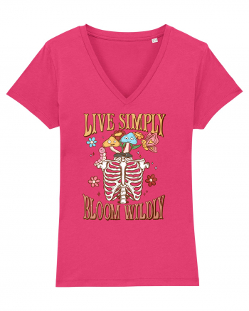 Live Simply Bloom Wildly Raspberry