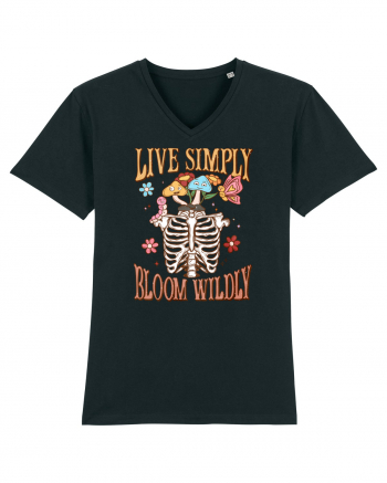 Live Simply Bloom Wildly Black