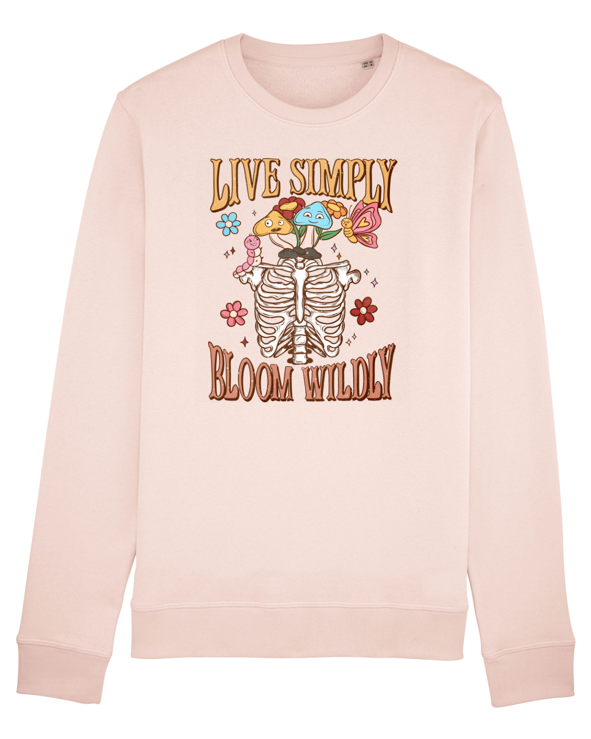 Bluză mânecă lungă Unisex Rise Candy Pink