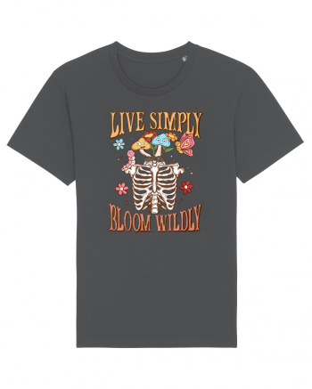 Live Simply Bloom Wildly Anthracite