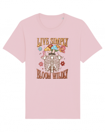 Live Simply Bloom Wildly Cotton Pink