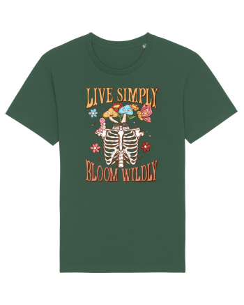 Live Simply Bloom Wildly Bottle Green