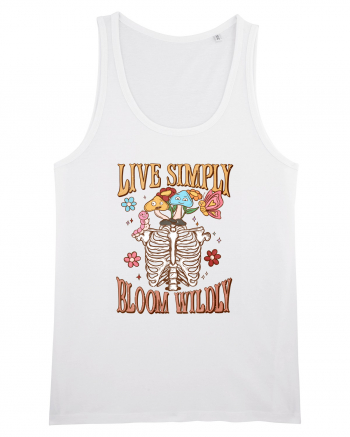 Live Simply Bloom Wildly White