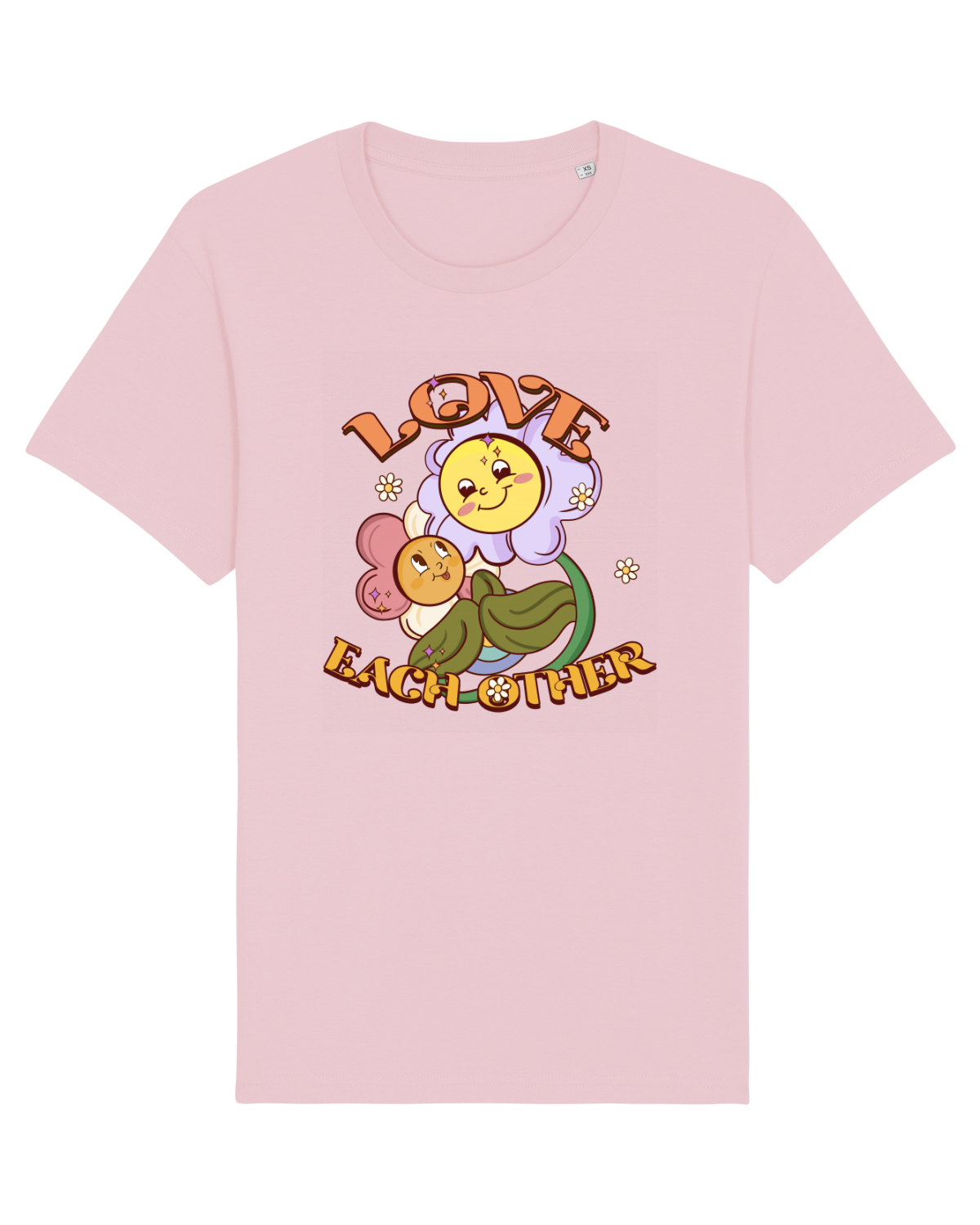 Tricou mânecă scurtă Unisex Rocker Cotton Pink