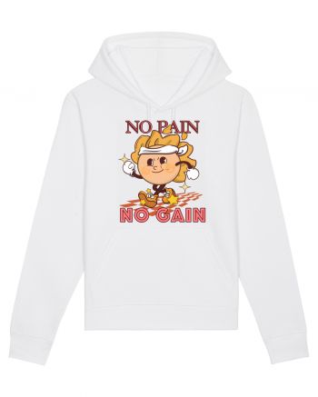 No Pain No Gain White