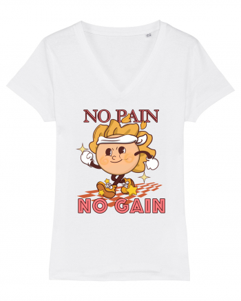 No Pain No Gain White