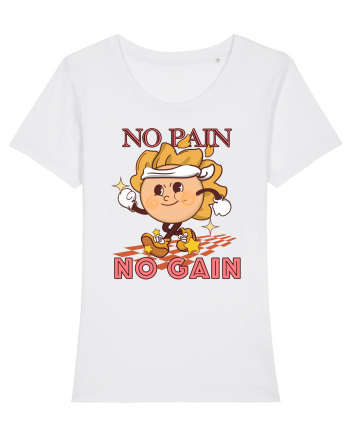 No Pain No Gain White