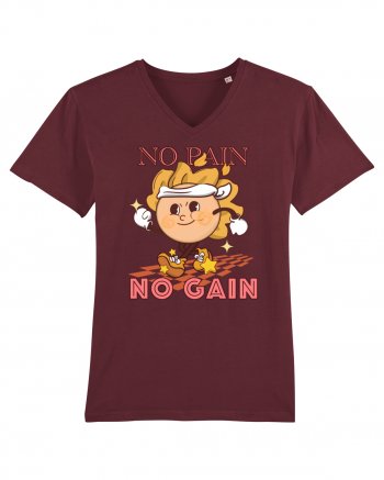 No Pain No Gain Burgundy