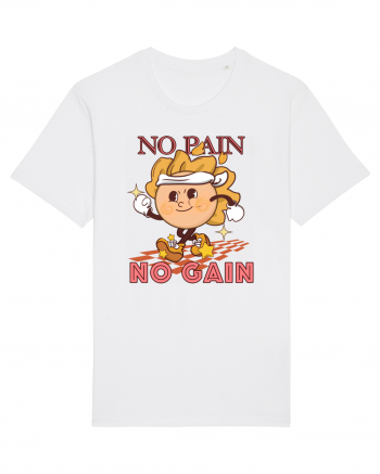 No Pain No Gain White