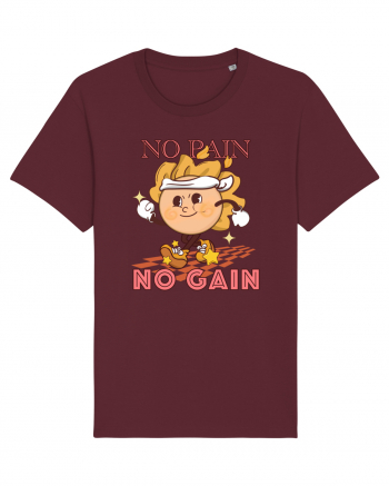 No Pain No Gain Burgundy