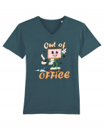 Out Of Office Tricou mânecă scurtă guler V Bărbat Presenter