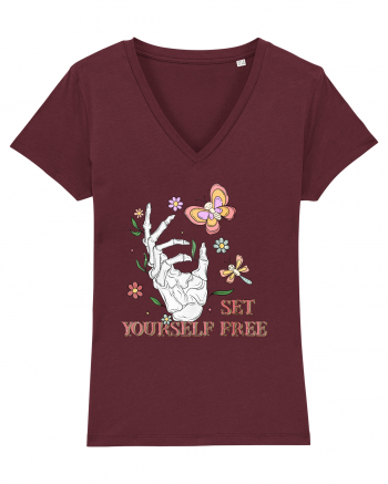 Set Yourself Free Burgundy