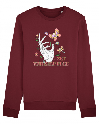 Set Yourself Free Burgundy