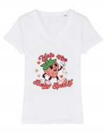 You Are Berry Special Tricou mânecă scurtă guler V Damă Evoker