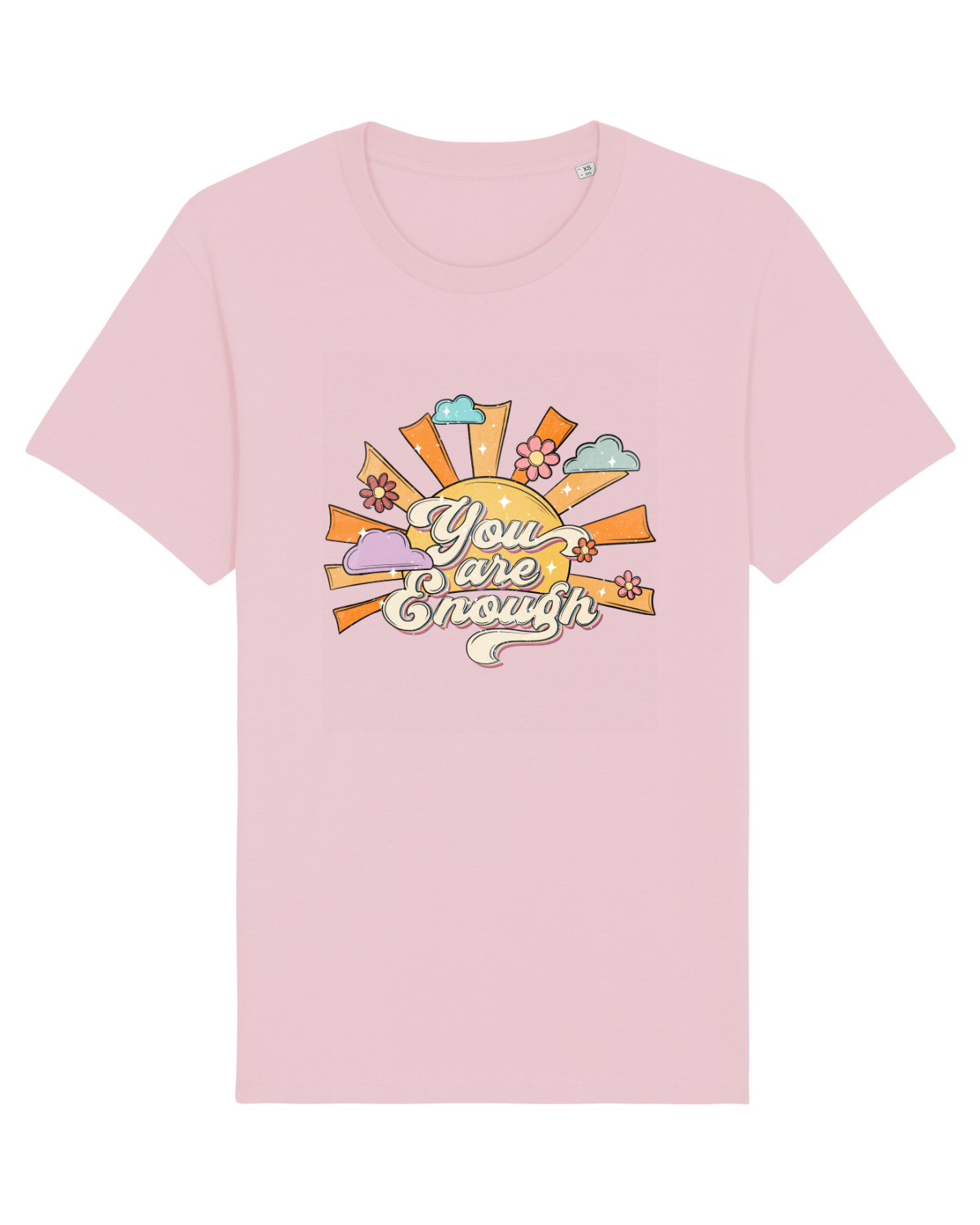 Tricou mânecă scurtă Unisex Rocker Cotton Pink