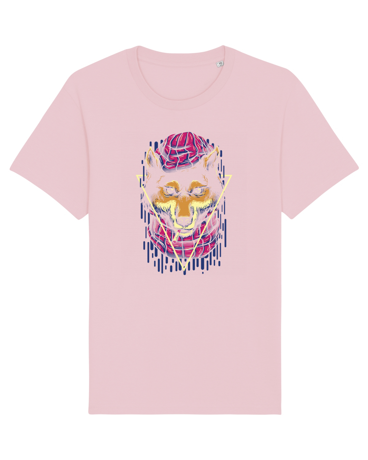 Tricou mânecă scurtă Unisex Rocker Cotton Pink