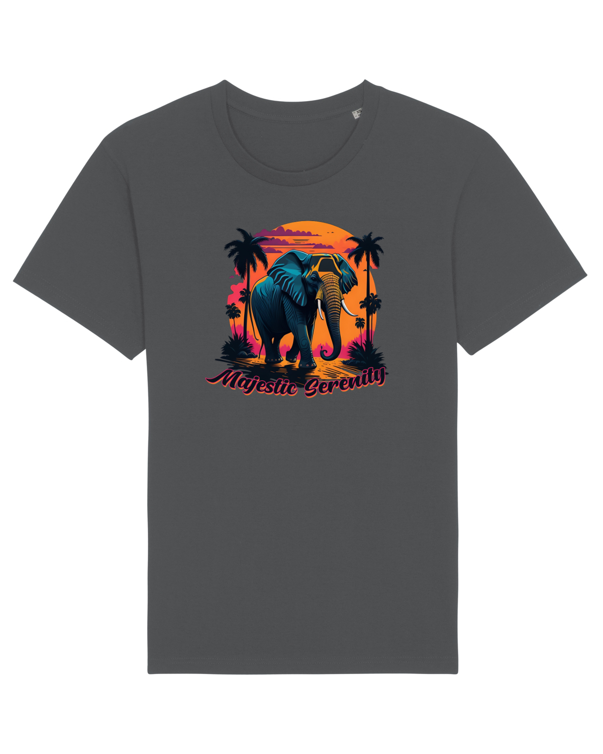 Tricou mânecă scurtă Unisex Rocker Anthracite