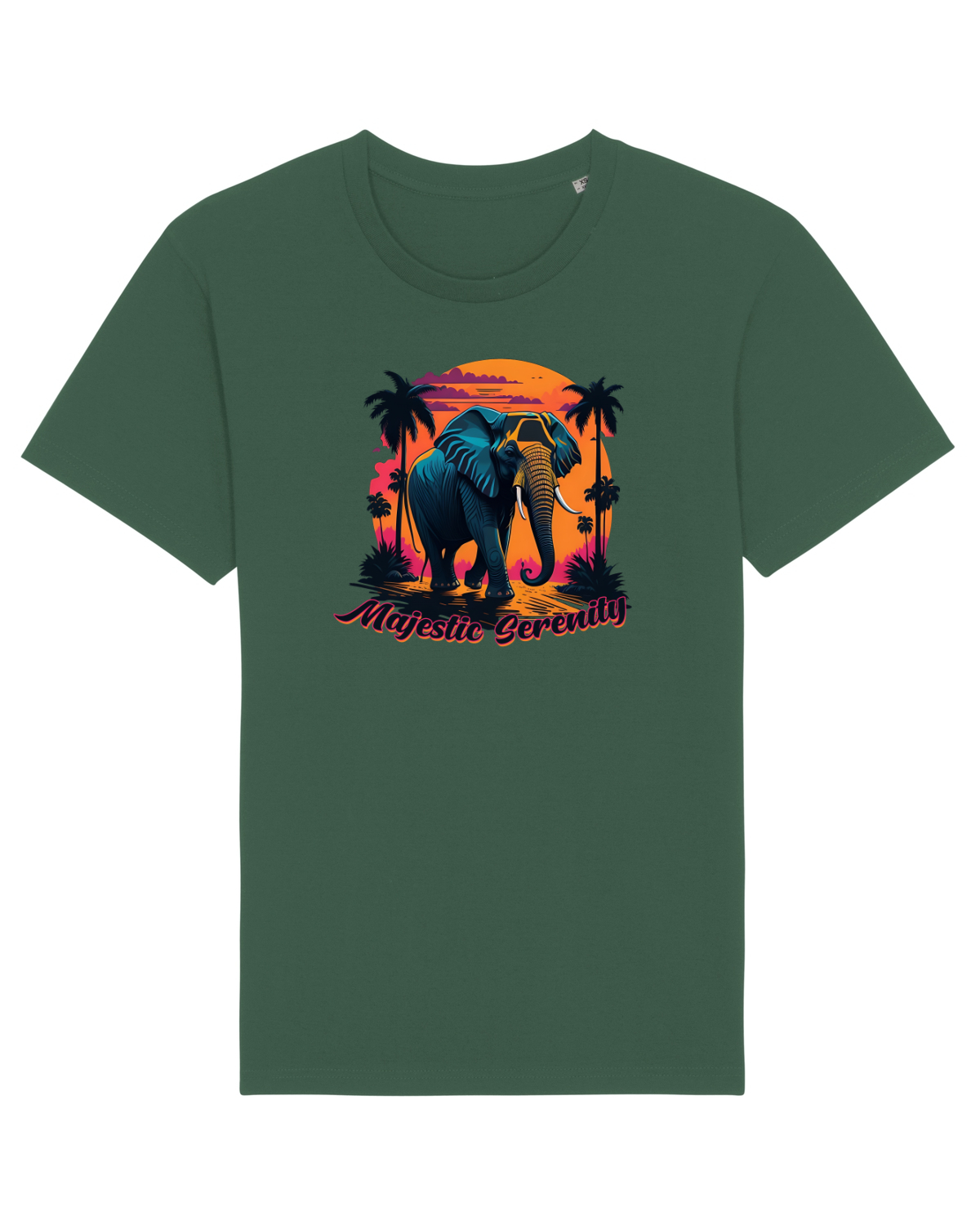 Tricou mânecă scurtă Unisex Rocker Bottle Green