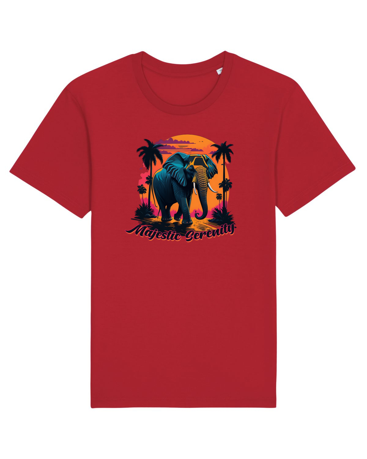Tricou mânecă scurtă Unisex Rocker Red
