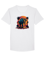 majestic serenity Tricou mânecă scurtă guler larg Bărbat Skater