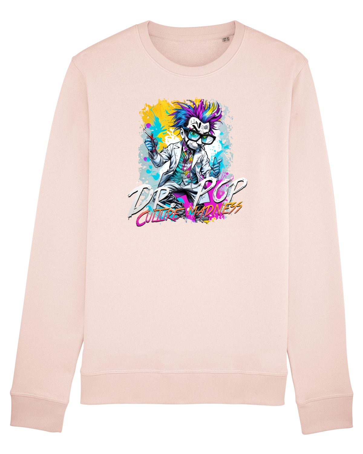 Bluză mânecă lungă Unisex Rise Candy Pink
