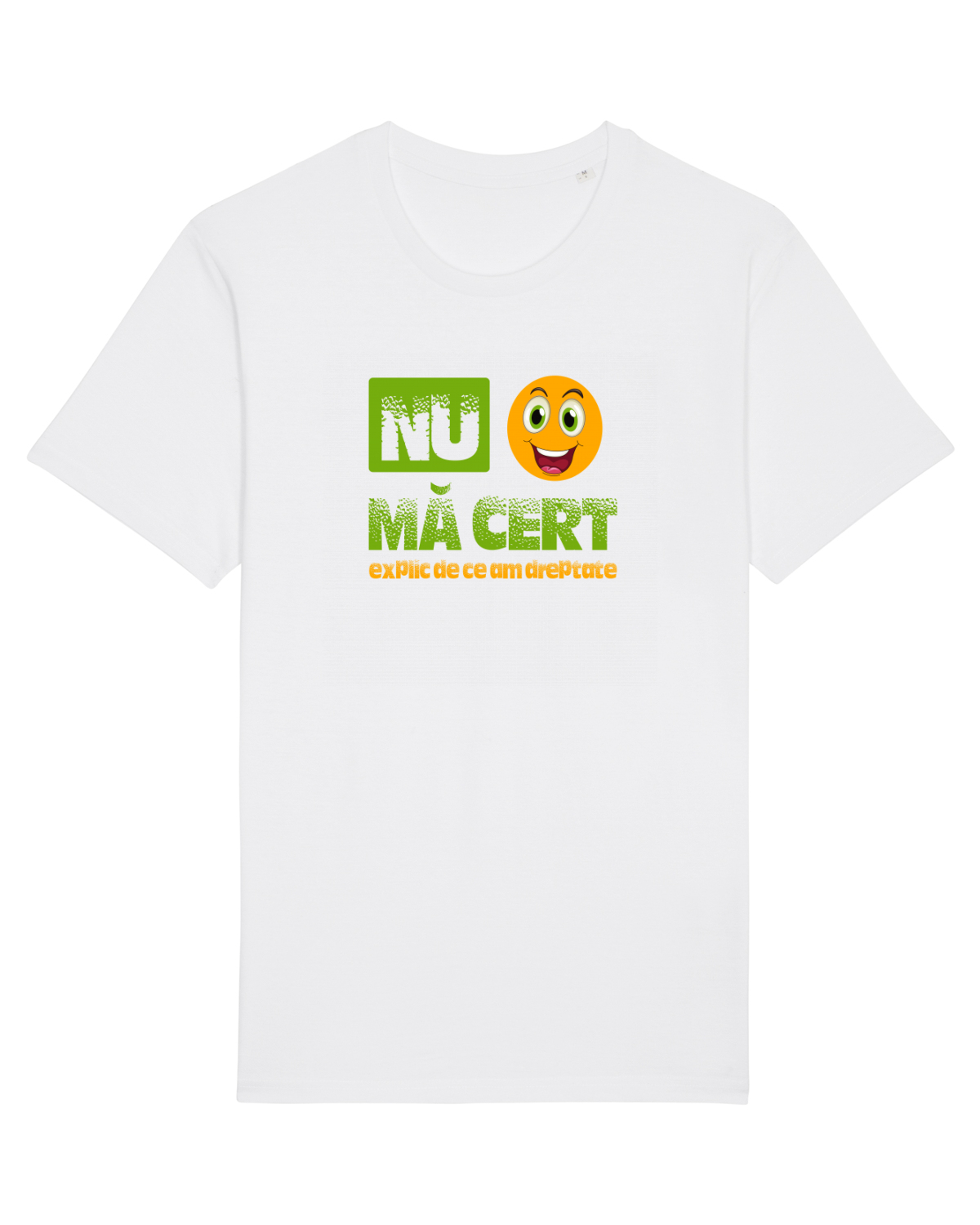Tricou mânecă scurtă Unisex Rocker White