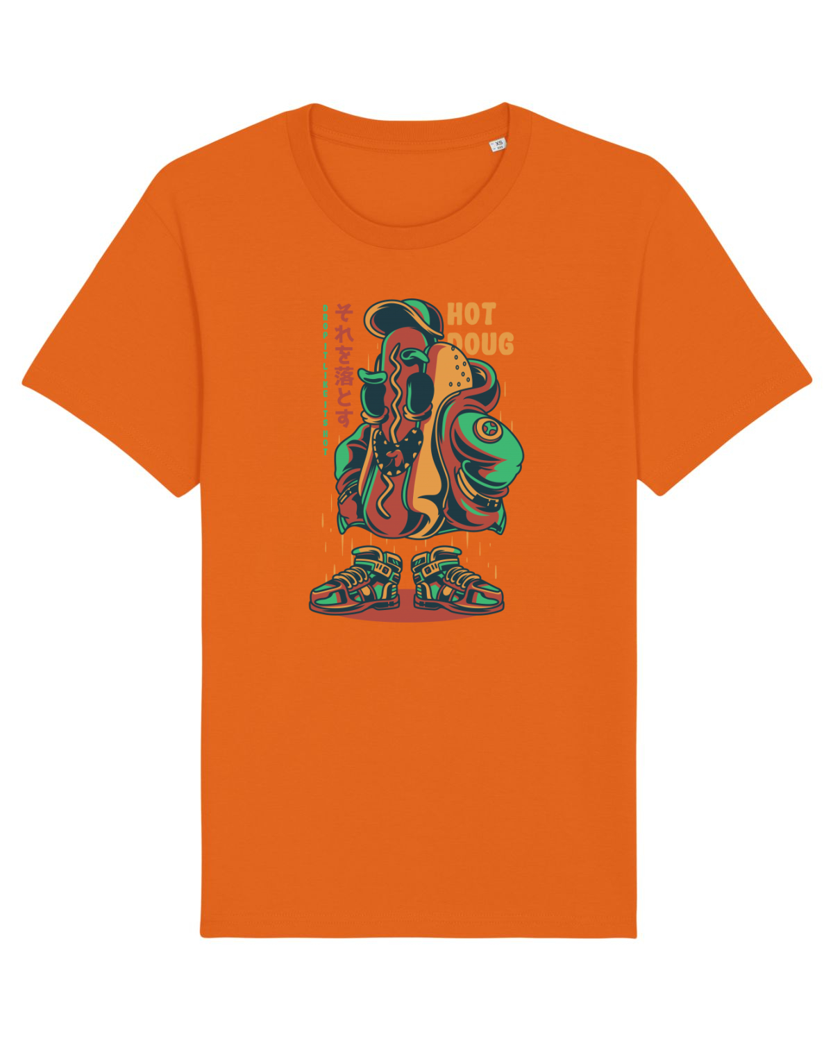 Tricou mânecă scurtă Unisex Rocker Bright Orange