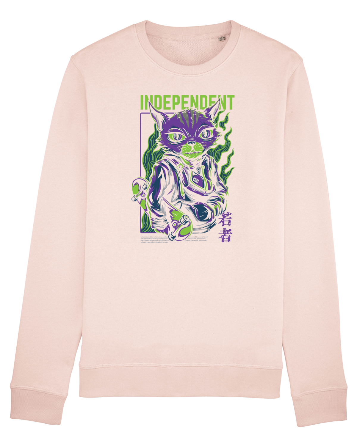 Bluză mânecă lungă Unisex Rise Candy Pink