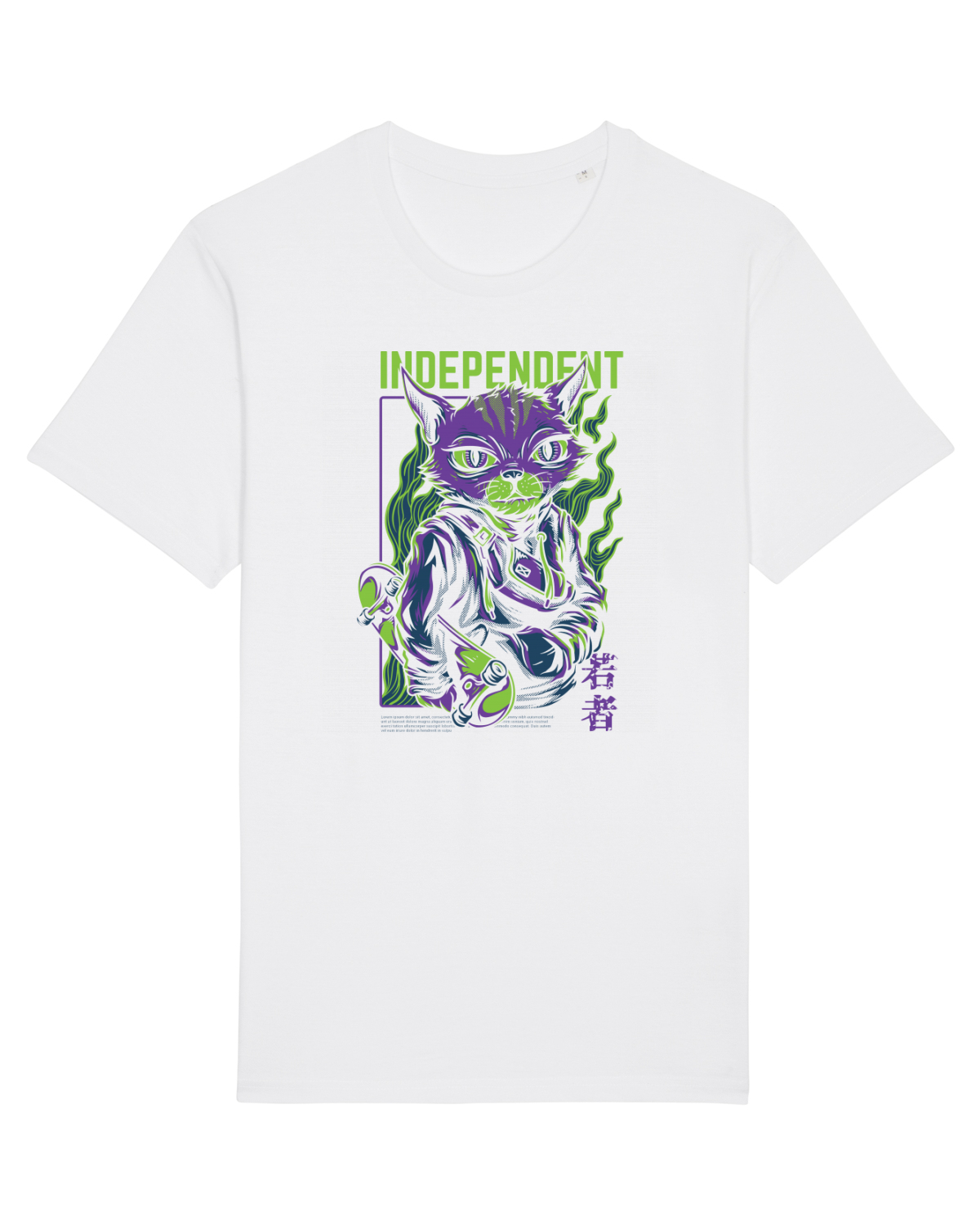Tricou mânecă scurtă Unisex Rocker White